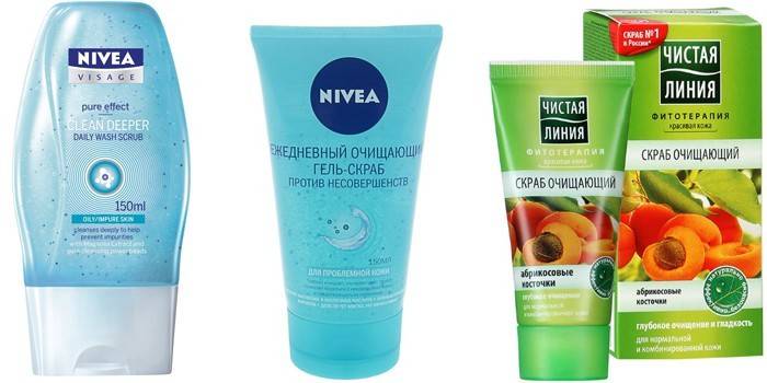 Nivea Scrubs e Clean Line