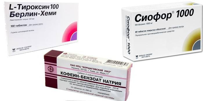 Medicamentos para tratamiento.