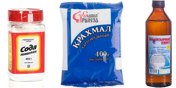 Soda, skrobia i amoniak