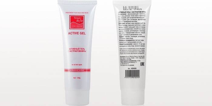 Gel ativo pelo estilo de beleza