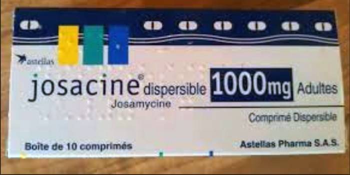 Tabletas de Josamicina
