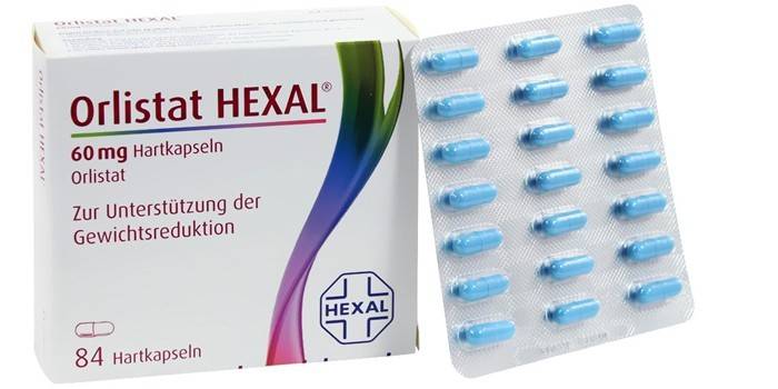 A droga Orlistat