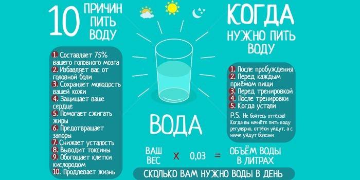 10 razões para beber água