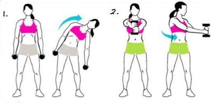 Exercícios com halteres