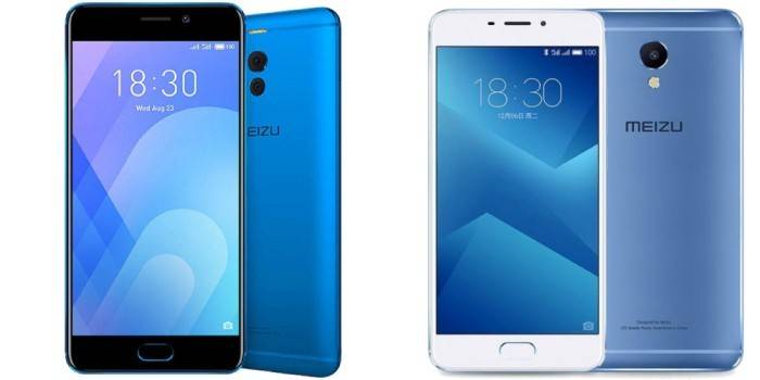 Poznámka: Meizu M5 a M6