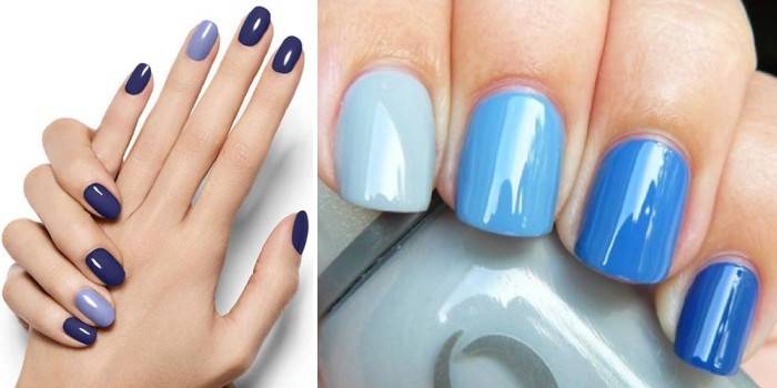 Manicure monocromático