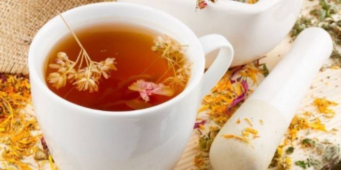Infusão de ervas
