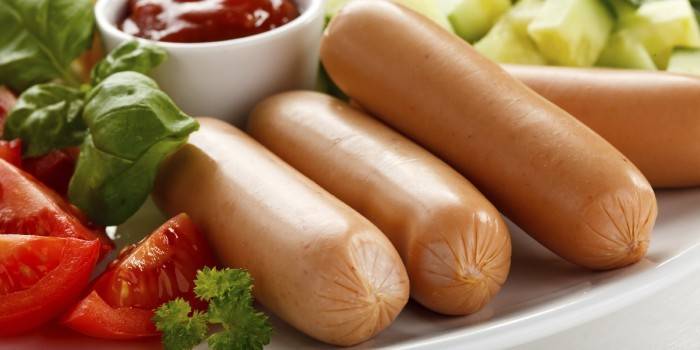 Salchichas de microondas