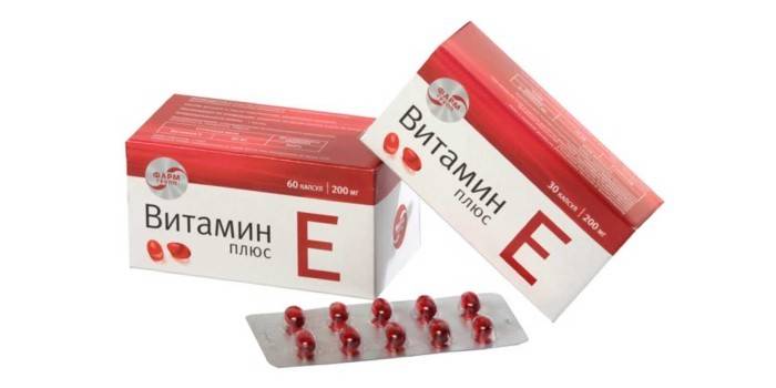 Cápsulas de Vitamina E