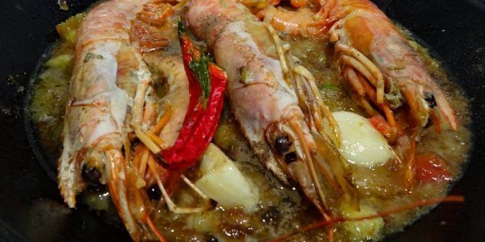 Langoustines na patelni