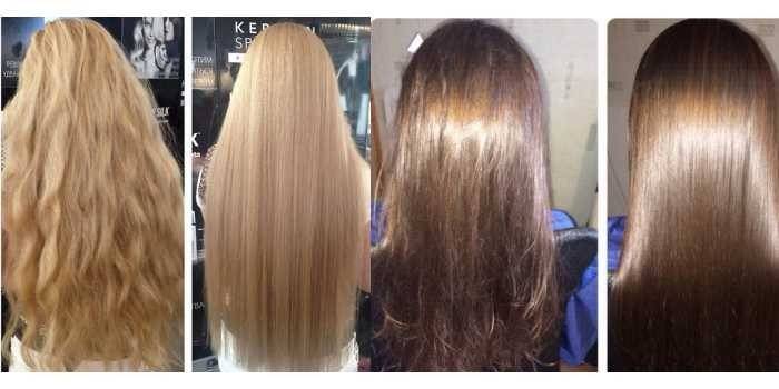 Cabelo antes e depois do Botox