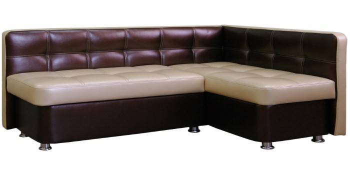 Tapicerowana sofa kuchenna z ekoskóry