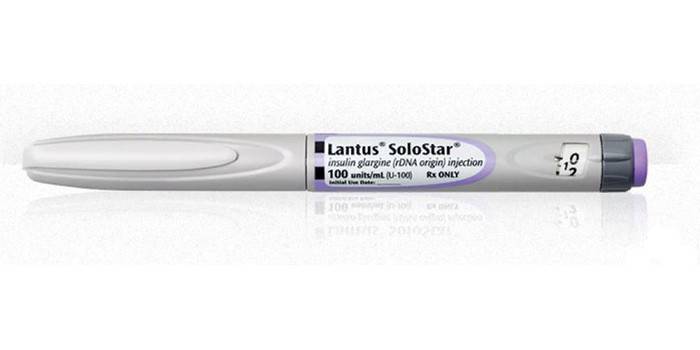 Caneta Seringa com Lantus