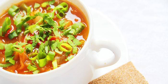 Sopa de verduras