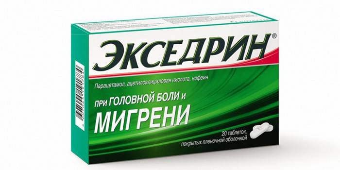 Pakowanie tabletek Excedrine