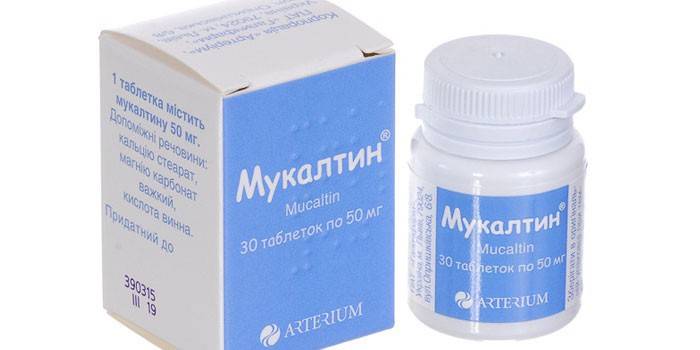 Embalagem Comprimidos Mucaltin