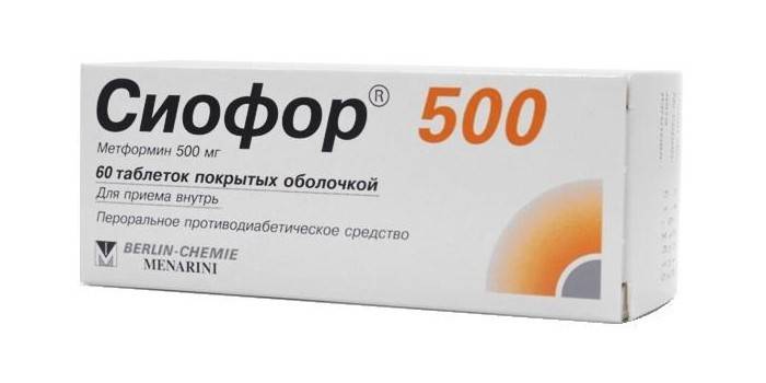 Balenie tabliet Sioforu