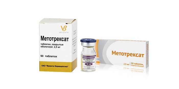 Paquetes de metotrexato