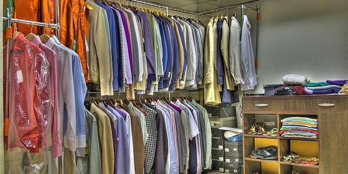 Showroom de ropa para hombres