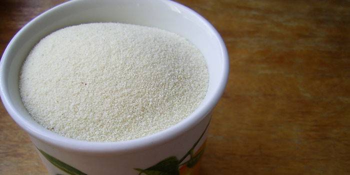 Tigela de semolina