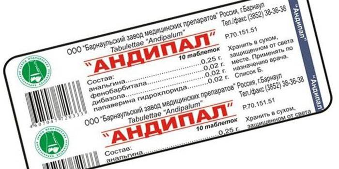 Andipal v blistroch
