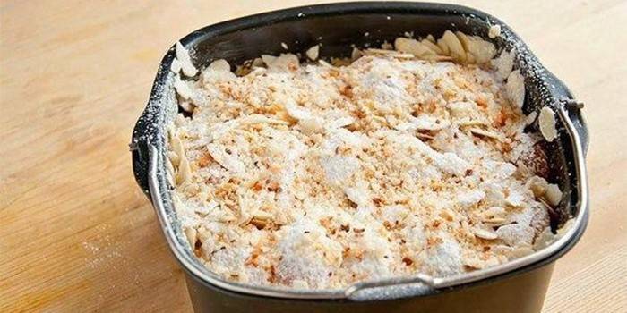Tarta de albaricoque en olla de cocción lenta