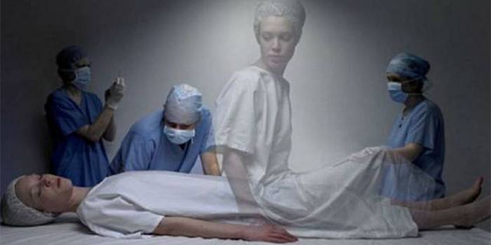 Separación del alma del cuerpo y los médicos.