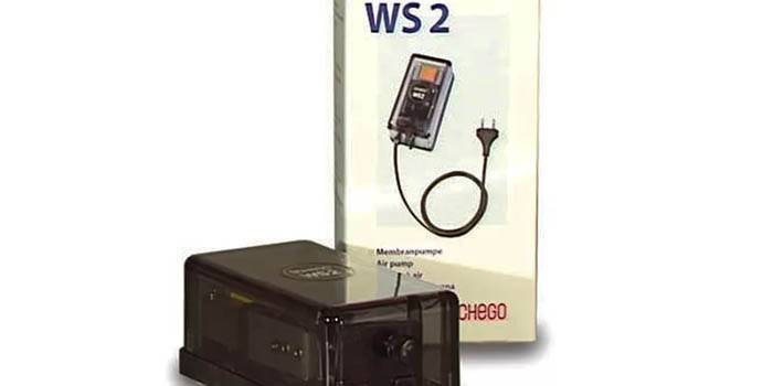 Compressor de ar para aquário SCHEGO WS 2