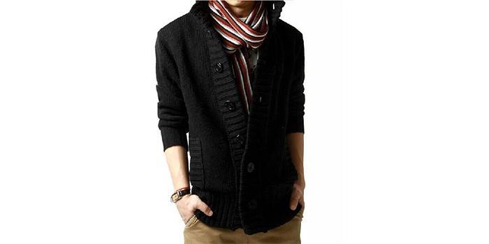 Cardigan de hombre con bolsillos