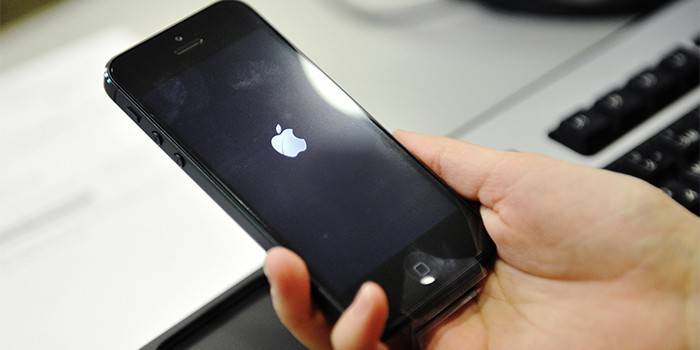 IPhone w ręku