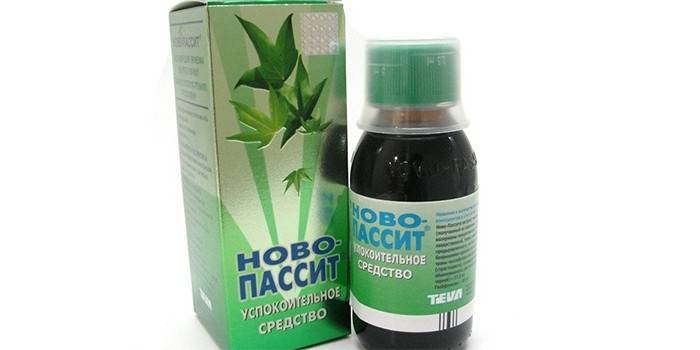 Kojący środek Novo-Passit w butelce