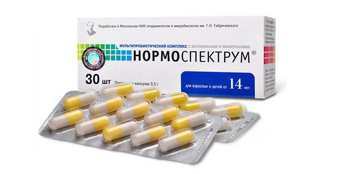 Opakowanie kapsułek Normospectrum