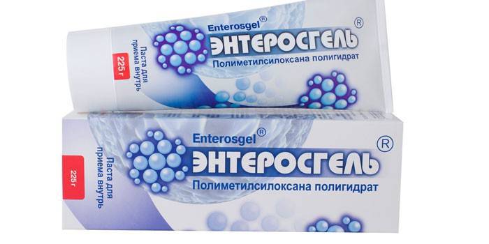 Pasta doustna Enterosgel w opakowaniu