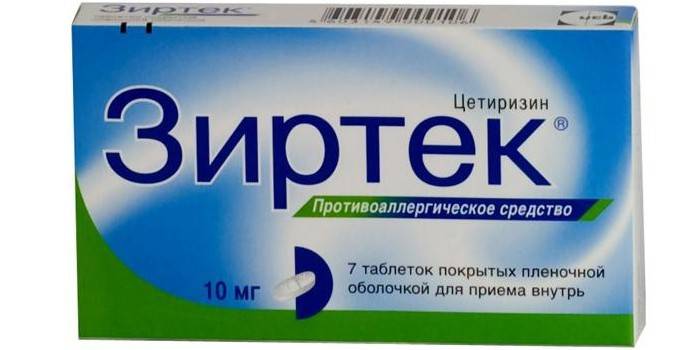 Balenie tabliet Zirtek