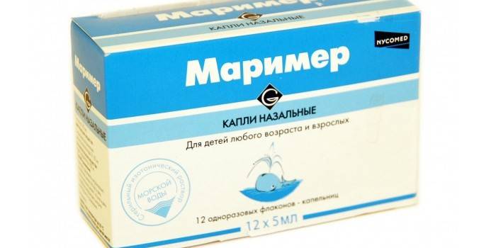 Balenie nosných kvapiek Marimer