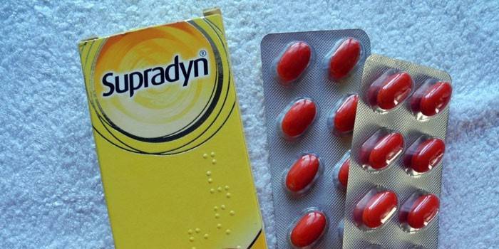 Vitrains Supradin en blísters