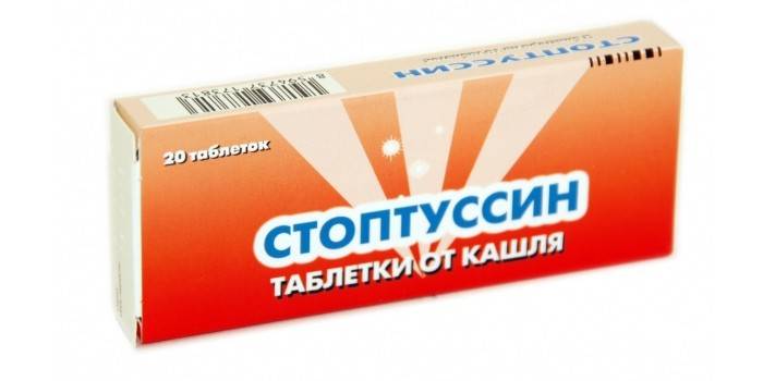 Pacote de Tablet para Tosse Stoptussin