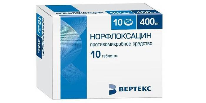 Tabletki norfloksacyny