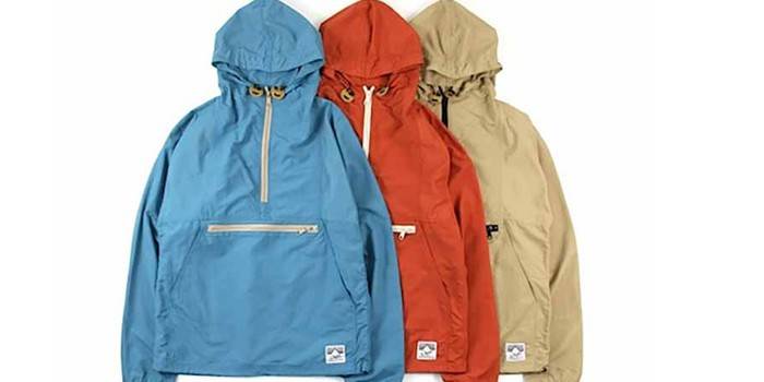 Anorak windbreakers с различни цветове