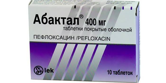 Tabletki Abactal w opakowaniu