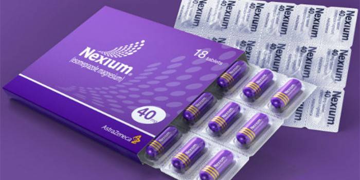Balenie kapsúl Nexium