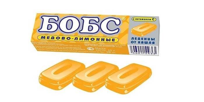 Balenie Bobs Med citrónová kaše pastilky