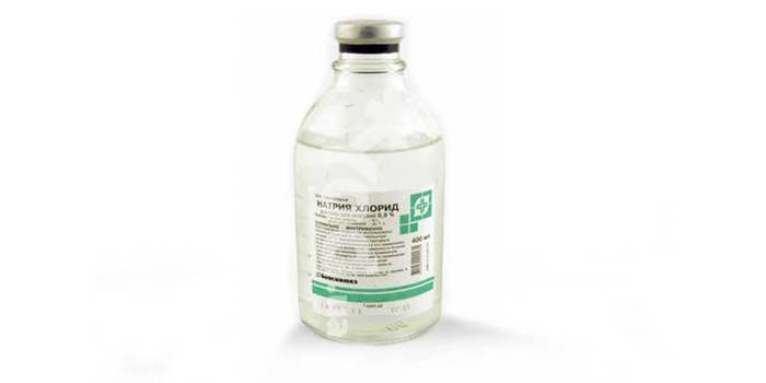 Butelka chlorku sodu