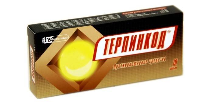 Terpincode tablety v balení