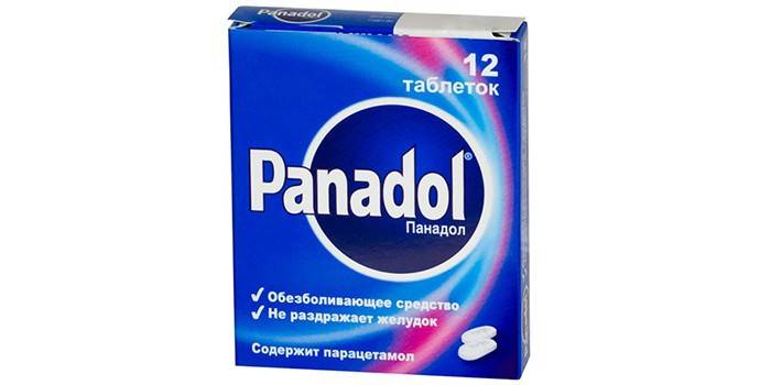 Balenie tabliet Panadol