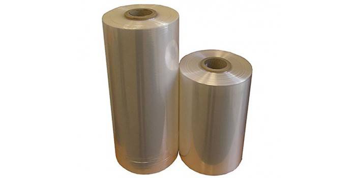 Dois rolos de PVC encolher filme Velar