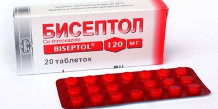 Embalaje de tabletas de biseptol
