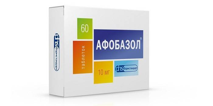 Afobazol w opakowaniu