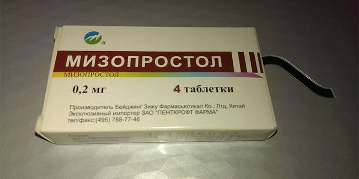 Balenie misoprostolu v obale