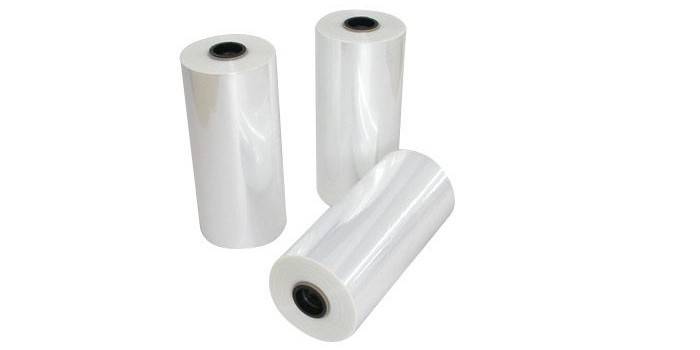 Três rolos de película termoencolhível da POF Lux Europack